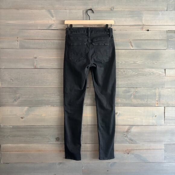 MOTHER | High-Waisted Looker Black Wash: Not Guilty Cut#604962 Size 25 - Picture 2 of 13